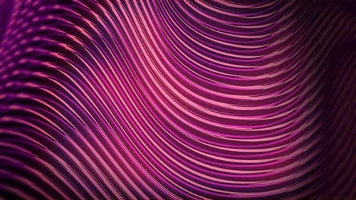 Looping Metal Wave Background Purple 4K