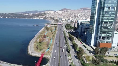 Vehicles in Traffic Drone View