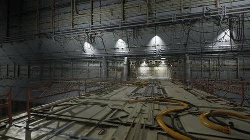 Industrial Workspace Showing Neatly Organized Tools and Fluid Channels