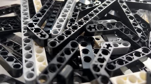 Rotation Focus Building Blocks Toys Background