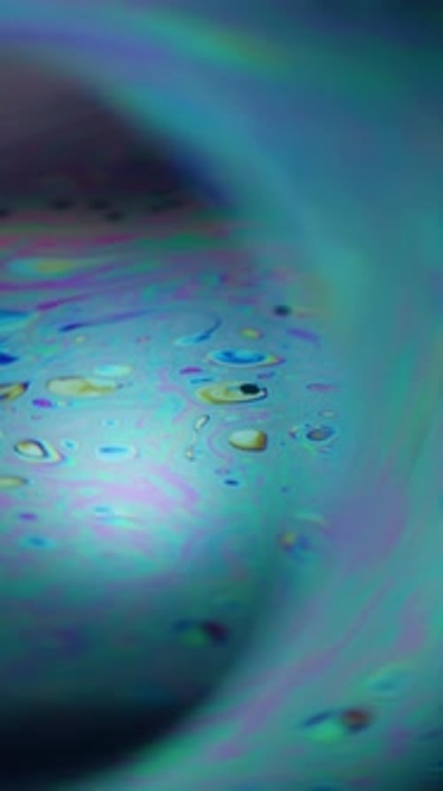 Vertikales Blur Spectrum Seife Planet Sphere Ink Glow