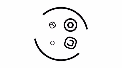 Sushi Bar Flat Icon Animation With Seamless Loop and Alpha