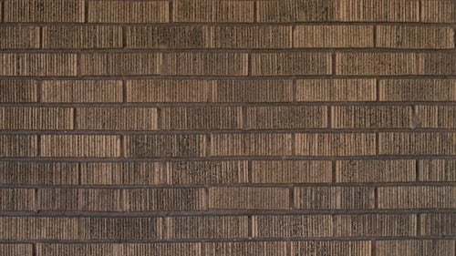 Dolly slider shot brick wall background brick pattern texture movement