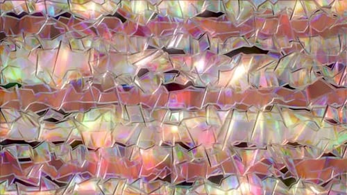 Fantastische Glasscherben in Regenbogenfarben