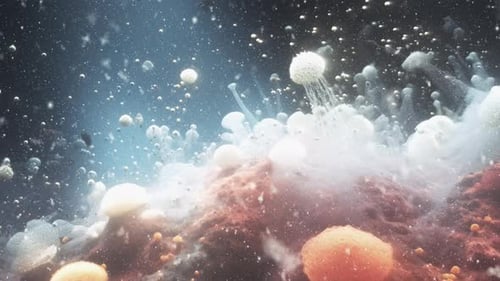 Le microcosme des pièces et de la poussière