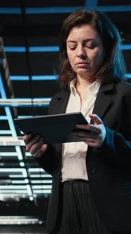 Vertical Video Data Center Programmer with Tablet Scanning Rigs to Create Digital Twin