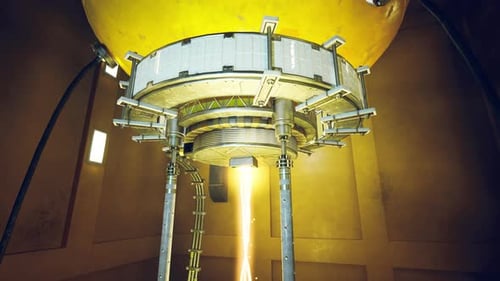Advanced Technology Powering a Futuristic Energy Device in a Laboratory Setting
