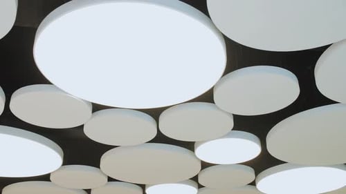 Ceiling Lamps in the Form of a Circle
