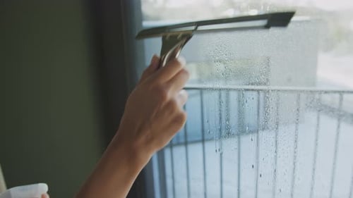 Cleaning Up Windows in Hotel