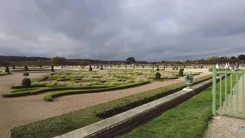 Cloudy Day Over Versailles Gardens