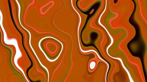 Fluid Abstract Liquid Lines Background Animation