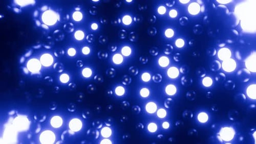Bubble Spheres Background Vj Loop Animation With Purple Neon Lights