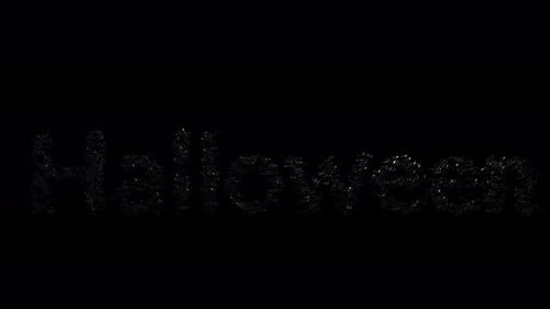 Halloween Text to Bat on Alpha Loop 4K