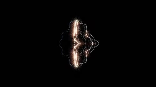 Dynamic Electric Plasma Energy Field Loop Animation