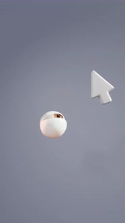 Eyes 3D Loop Reaction Animation