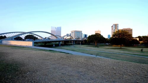 Breathtaking And Beautiful View Of Fort Worth, Tx Skyline