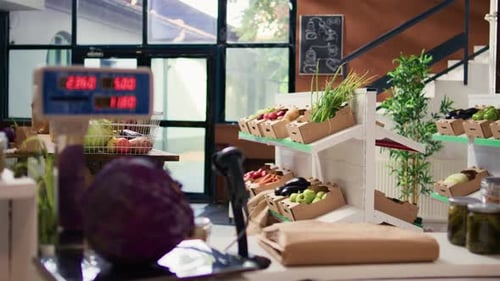 Electronic Scale in Eco Friendly Store