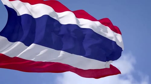 Thailand Waving Flag Fast