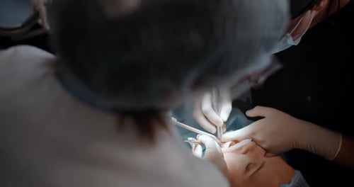 Process of Dental Treatment in Clinic