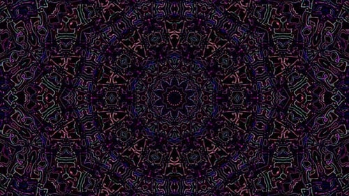 Abstract background moving stripes and flashing with shining light dots. Animation with circles