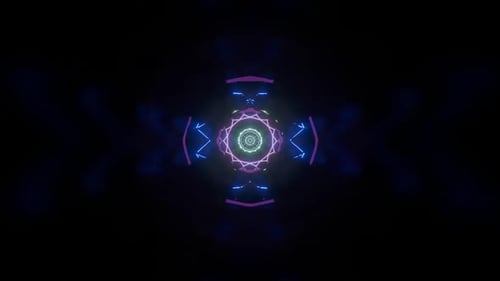 Retro Wave Colorful Background Endless Futuristic Loop