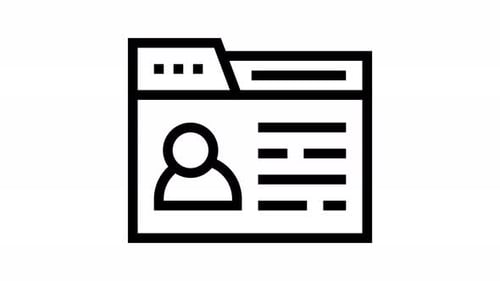 resume line icon animation