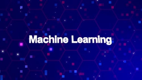 Futuristic Text Reveal with Digital Hexagon Grid