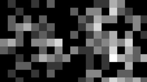 Stanza Collection: Cubes form a grid in flicker transition starting right