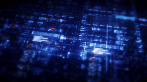Matrix Display Information Network Simulation 03