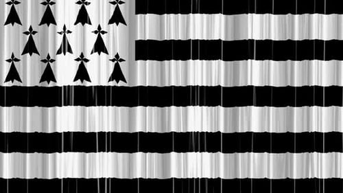 Brittany Flag Curtain Wave