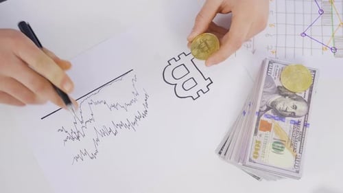 Bitcoin and Financial Analysis with Hand-Drawn Charts