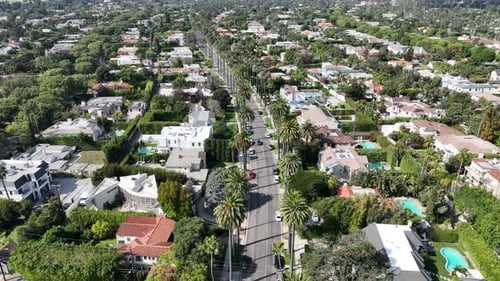 Beverly Hills at Los Angeles in California United States.
