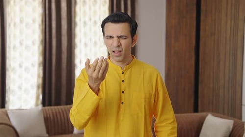Indian man suffering from Hair loss
