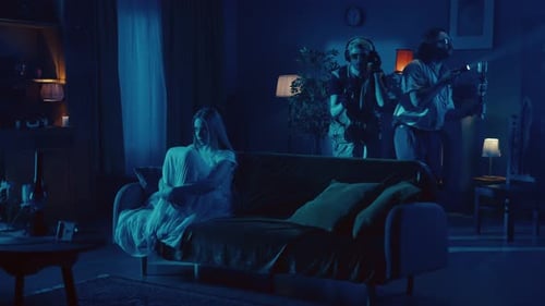 Video of Two Ghost Hunters Looking for Signs of Paranormal Activity When They Notice a Posessed