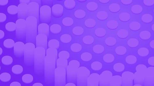 Dynamic Geometric Purple Pulsing Circles Background