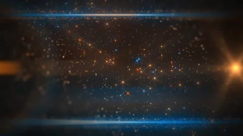 Sparkling Particle Light Streaks Abstract Animation