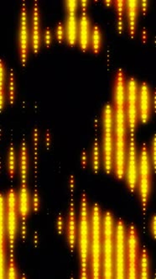 Vertical Video Line Art and Dot Design Flowing Randomly Seamless Loop 3d Render