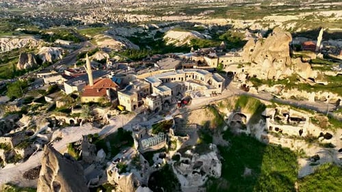 The Cosmic Landscape of Cappadocia Aerial View 4 K