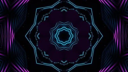Bunter digitaler Loop-Hintergrund