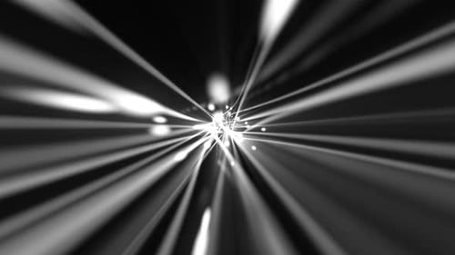 Hintergrundanimation zur Schwarzweiß-Glasfaser-Datentechnologie