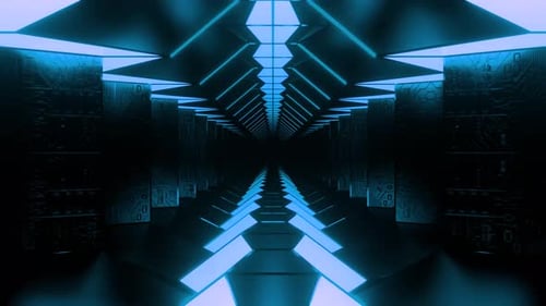 VJ LOOP NEON Tunnel Abstract Background Video