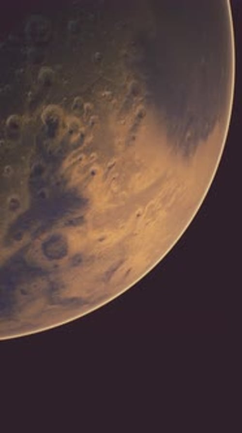 Incredible Sunrise on the Planet Mars