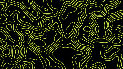 Wellenlinien abstrakter minimaler eleganter Bewegungshintergrund Seamless Looping