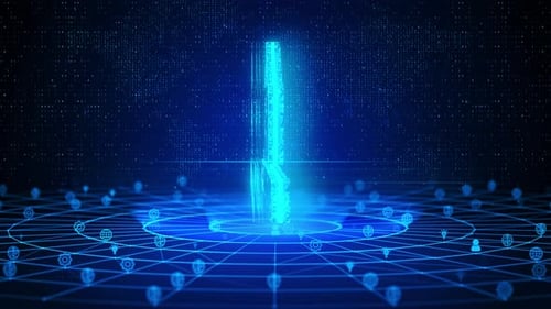 NOW HIRING Text Future Digital Technology Ai Cyber Space Deep Learning Background