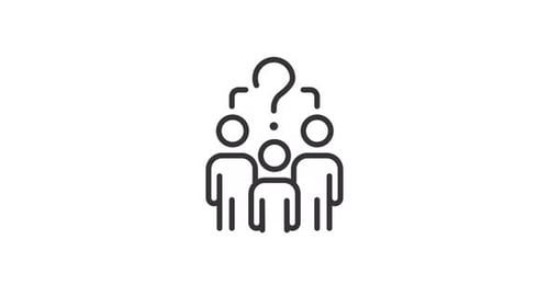 Animated Common Question Linear Icon