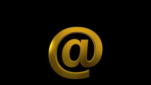 At The Rate 3d Gold Loop Animation
