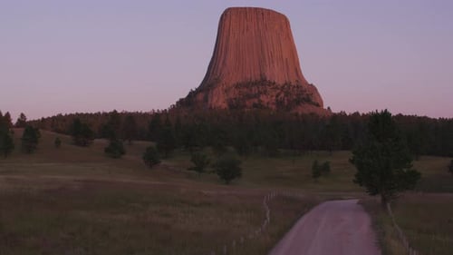 Devils Tower, Wyoming. Weitwinkel