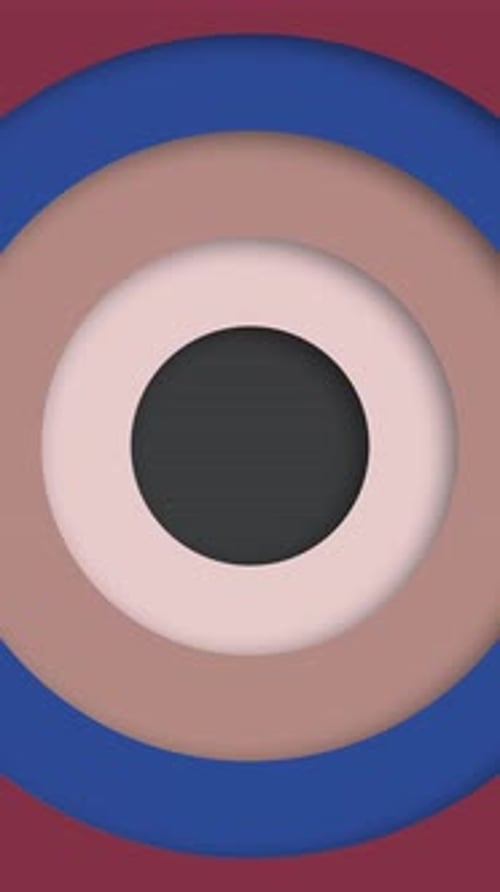 abstract logo promo pattern of circles with the effect of displacement Vertical video