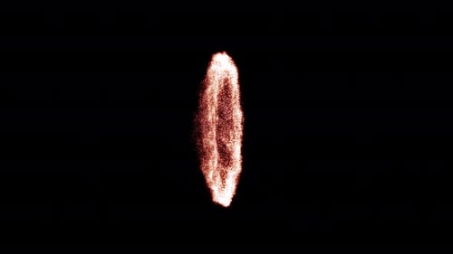 Fiery Particle Burst Reveal Transition