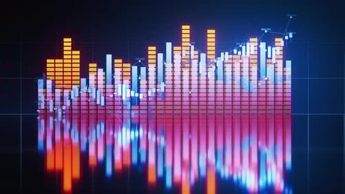 Futuristic Animated Data Chart for Corporate Finance and Technology